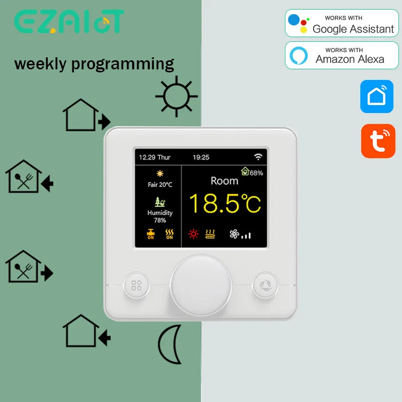 R7C.716 Smart Digital Thermostat &ndash; Alexa Google Home Ready