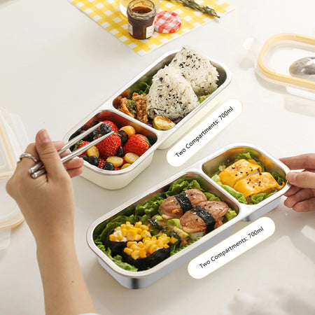 Freezer Safe Stainless Steel Lunch Box &ndash; For Outdoor Use