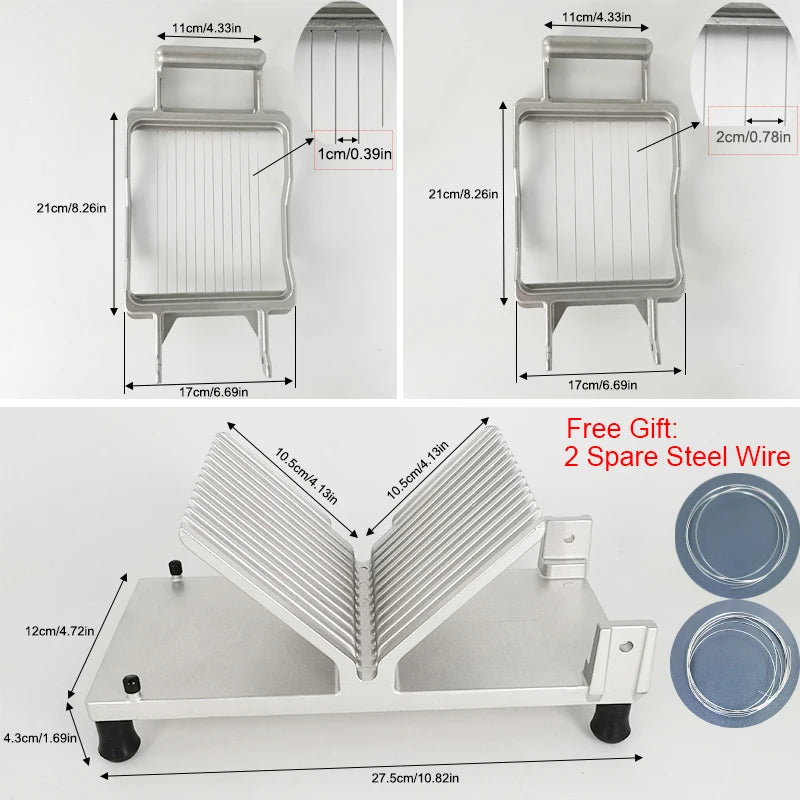 Xingzhao Cheese Slicer &ndash; Two Adjustable Blade Sizes