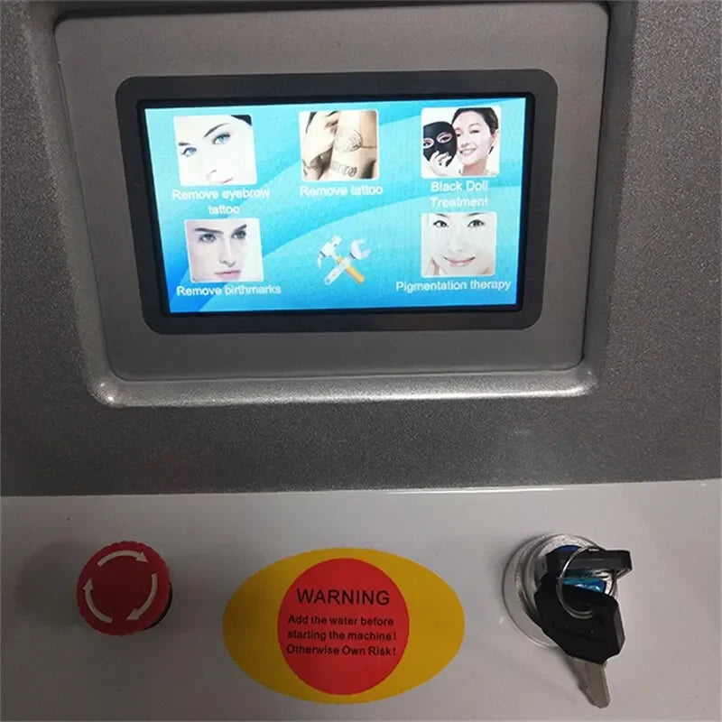 Láser de eliminación de tatuajes Q Switched YAG 532 1064 1320nm CE