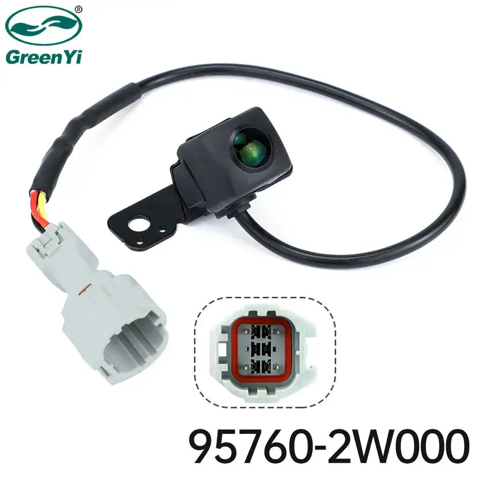Rear View Camera with Stainless Steel Shell for Hyundai Santa Fe by InterCyprus Trading Ltd
