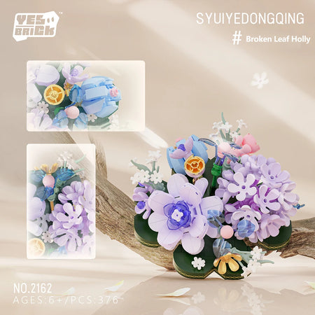 Buidling Blocks Flowers Potted Model &ndash; Creative Home Decor