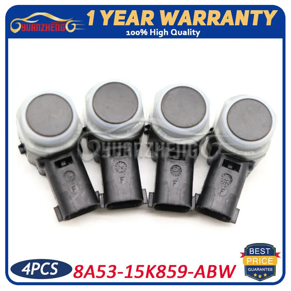 Pysäköintianturisetti Ford Edge 8A53-15K859-ABW, 4-osainen PDC-järjestelmä etäisyysvaroituksilla