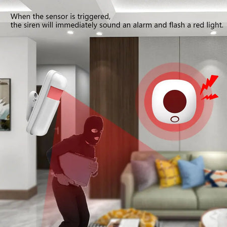 SN10 Indoor 433MHz Wireless Siren &ndash; High Decibel 110dB