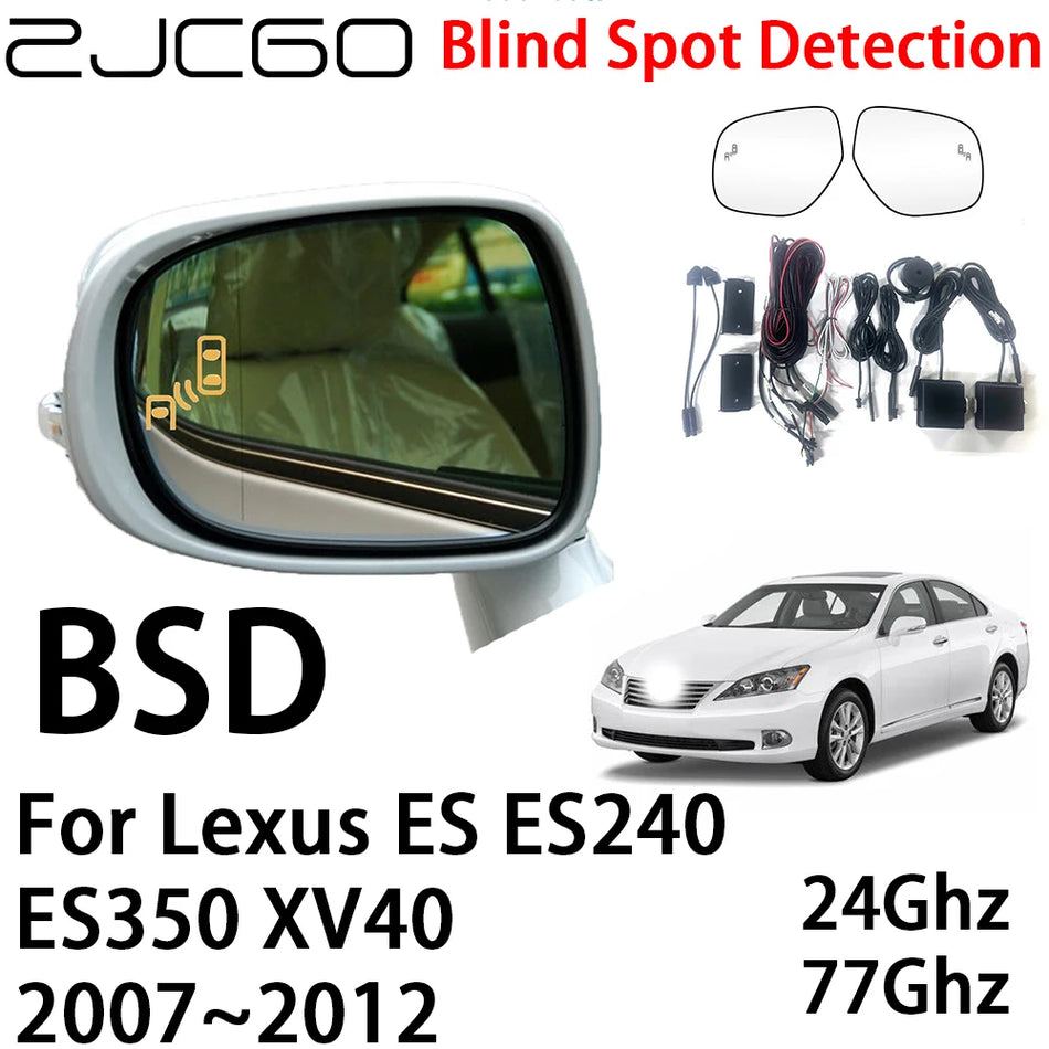 Aklās zonas radar brīdinājuma sistēma Lexus ES (XV40) 2007-2012 ar 700m trauksmi, droša joslas maiņa