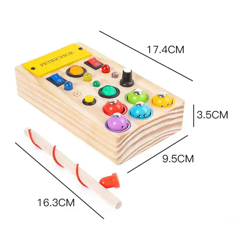 MY10082 Busy Board Led Switch Wheel Educational Toy &ndash; Play TTF01031A