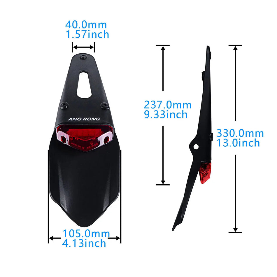 Luce posteriore LED per moto Honda CRF EXC Enduro, sostituzione universale offroad, alta luminosità, durevole