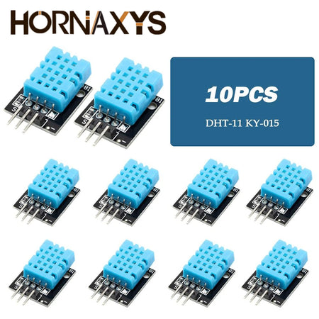 DHT11 Digital Temperature And Humidity Sensor Module &ndash; Accurate Environmental Monitoring 10PCS