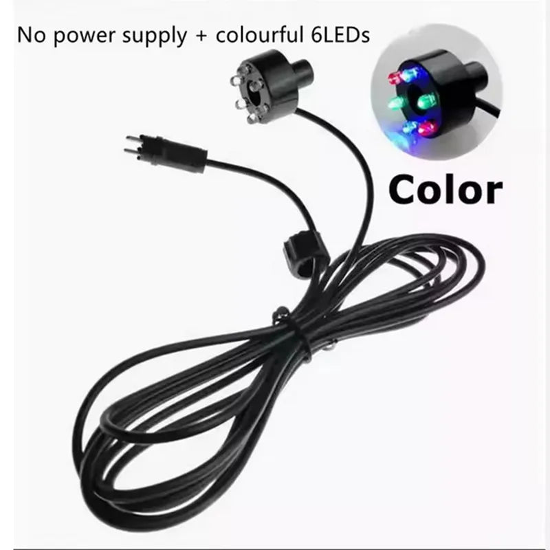 6 LED Underwater Lights 12V Aquarium Pool &ndash; IP68 Waterproof 6led 12V Multicolor