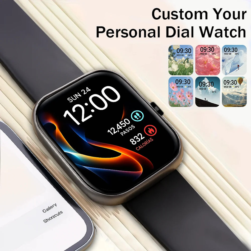 LAXASFIT Smart Watch Bluetooth Voice Call IP68 Waterproof