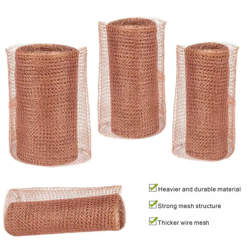 Copper Wire Mesh for Signal Shielding, Pest Control &amp; Garden Decor
