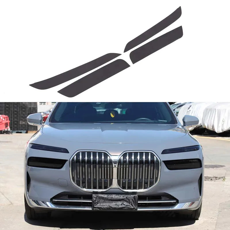 TPU czarna folia na reflektory do BMW serii 7 G70 2023 i nowsze