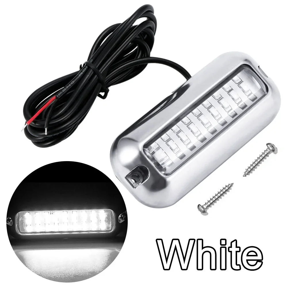 42LED Yacht Underwater Light &ndash; IP68 Waterproof 10-30V White  1Pcs