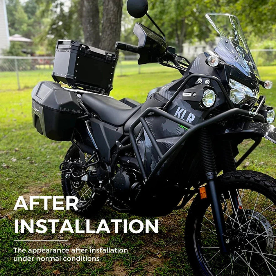 80L CNC Αλουμινένιο Κουτί Κράνους – Αδιάβροχη Αποθήκευση Πορτμπαγκάζ