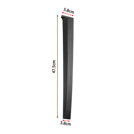 Door Garnish Trim Pillar Fit for Honda Civic 2Dr 3Dr 1992-1995 Windshield A-Pillar Trim Molding 72430-SR3-003 72470-SR3-003 by InterCyprus Trading Ltd