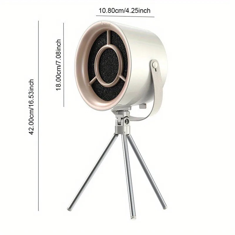 Verstelbare Hoek USB Oplaadbare Draagbare Bureau Afzuigkap