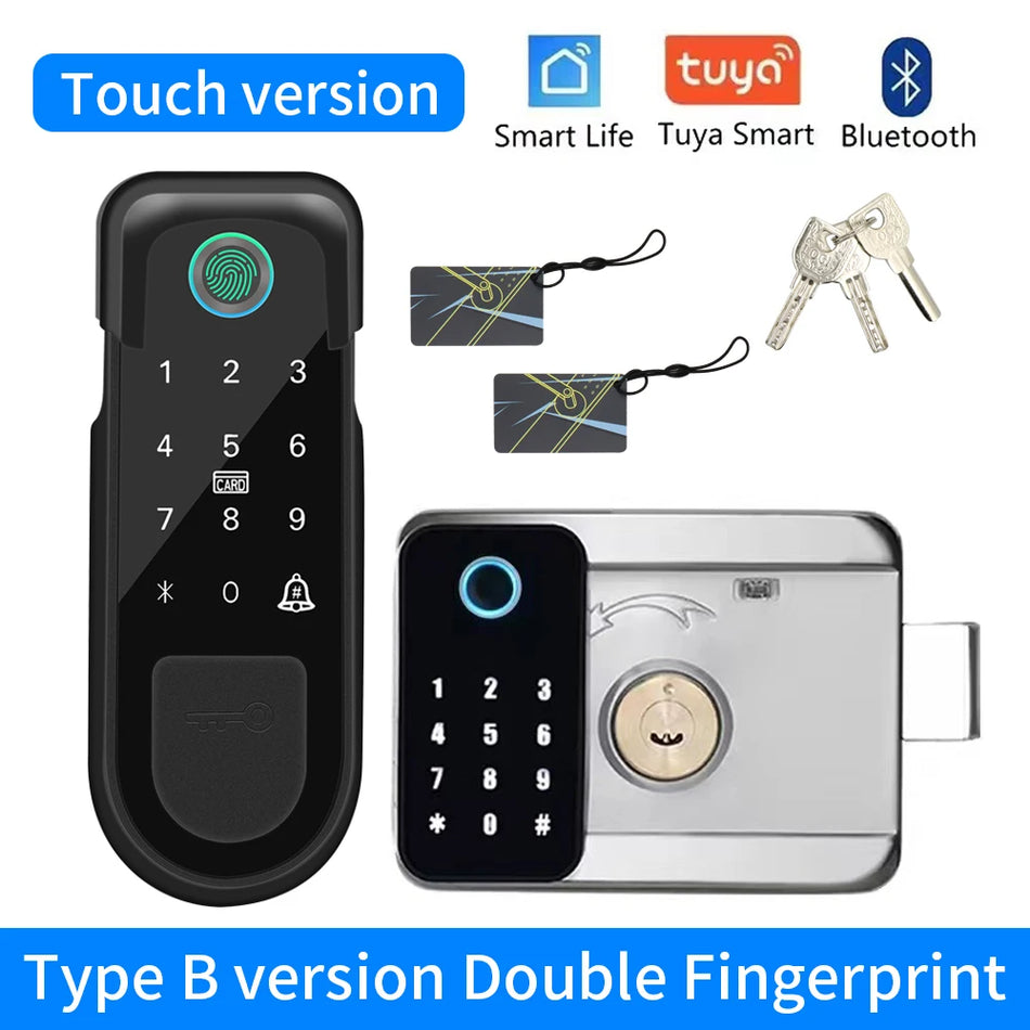 LUCKING DOOR Fingerprint Lock &ndash; Biometric Keyless Entry 2355-D-tuya