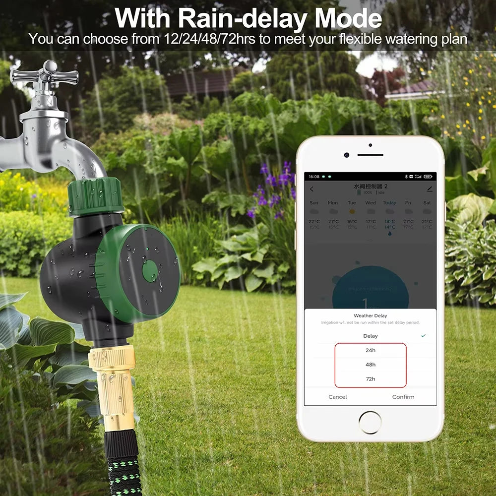 JUANJUAN SOP18B Water Timer - IP55 Waterproof Irrigation