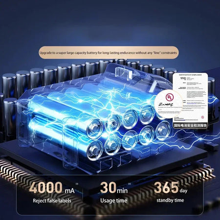 Xiaomi Youpin Car Vacuum Cleaner - Powerful Suction, Portable &amp; Wireless