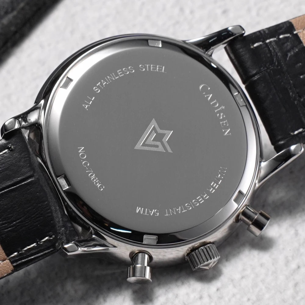 Cadisen Miyota 0S11 Chronograph Watch &ndash; Sunburst Dial