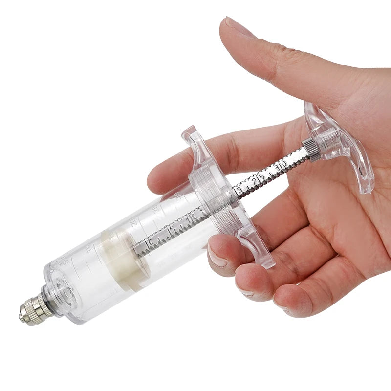 JIECARE Animal Syringe For Farm Animals - Reusable Syringe
