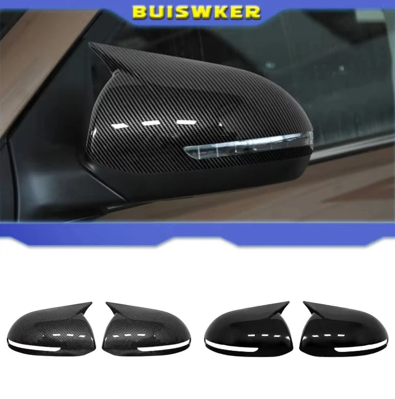 Anglies pluošto veidrodžio dangtelis Kia K2 Rio 3 2011 iki 2017