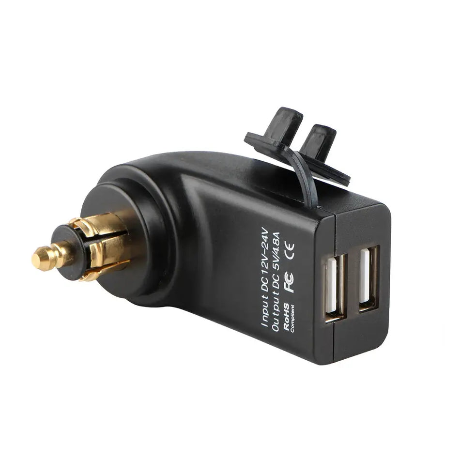 For BMW R1200GS Adventure R1250GS Adv R1200RT G310GS F850GS F750GS Motorcycle Dual USB Charger Power Adapter Port Plug Socket by InterCyprus Trading Ltd