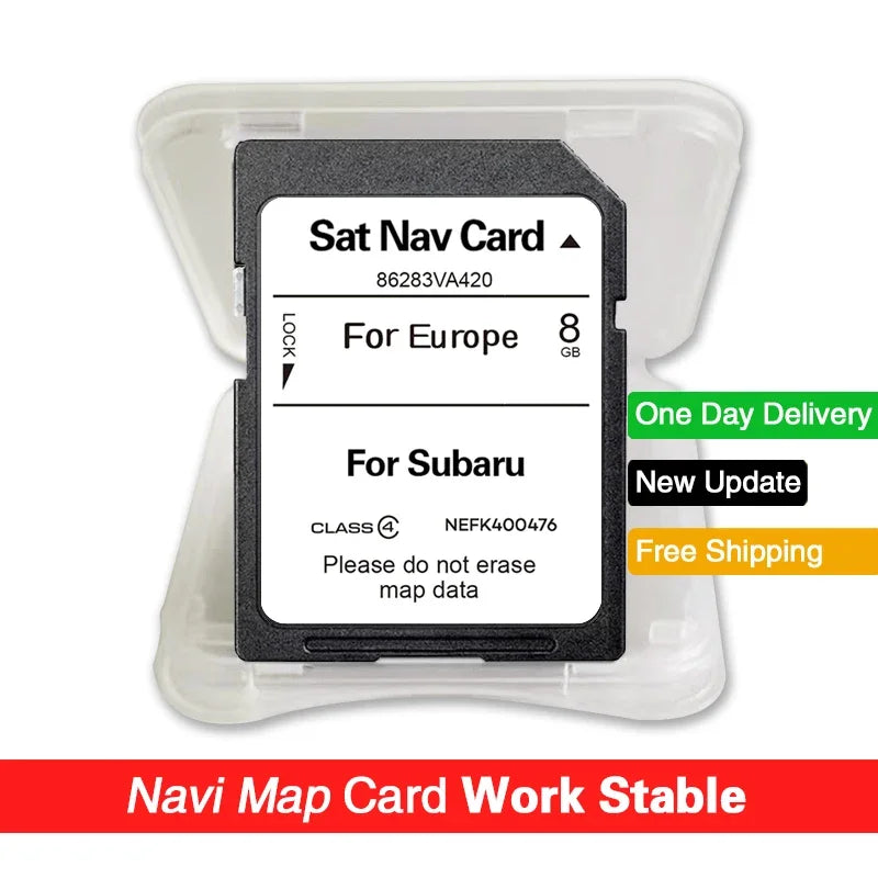 86283VA420 Memory Card for Subaru Navigation &ndash; 8GB Capacity CHINA / for Subaru VA420