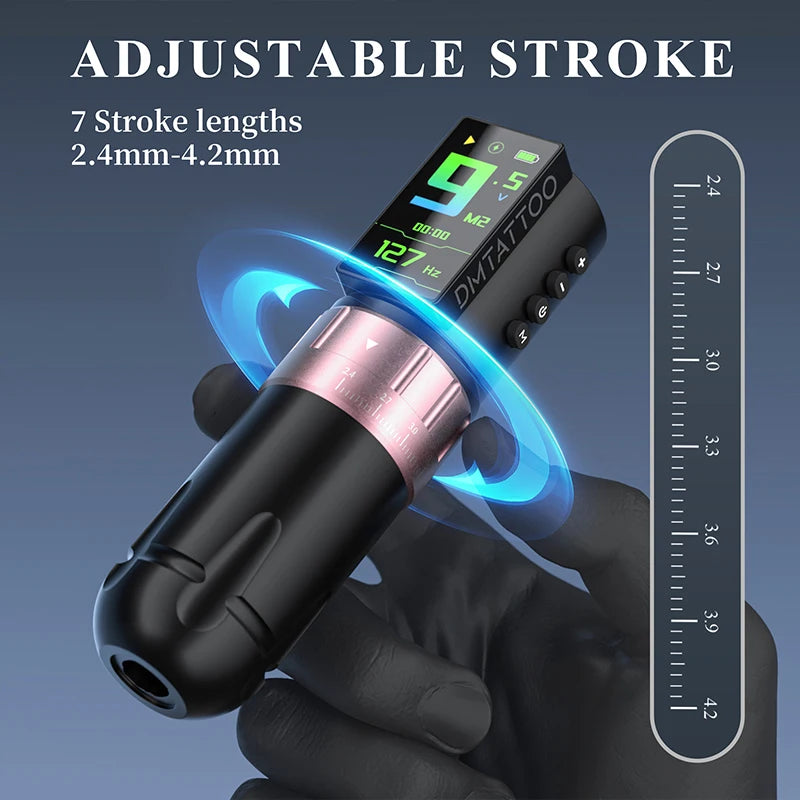 DM Venom Adjustable Stroke Tattoo Machine &ndash; Compact