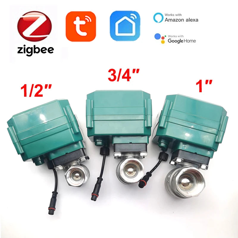 Tuya Zigbee 3.0 Krmilnik za zaporo vodne pipe z Alexa in Google Assistantom