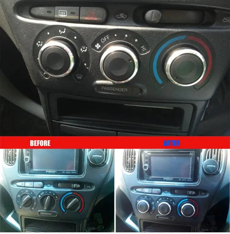 3PC FIT FOR TOYOTA YARIS VITZ ECHO 1998-2005 XP10 SWITCH KNOBS COVER HEATER HEAT CLIMATE CONTROL BUTTONS A/C Air Condition KNOB by InterCyprus Trading Ltd
