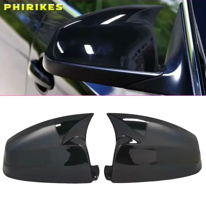 BMW 5 Series E60 E61 LCI Κάλυμμα Καθρέφτη από Ίνες Άνθρακα Μαύρο