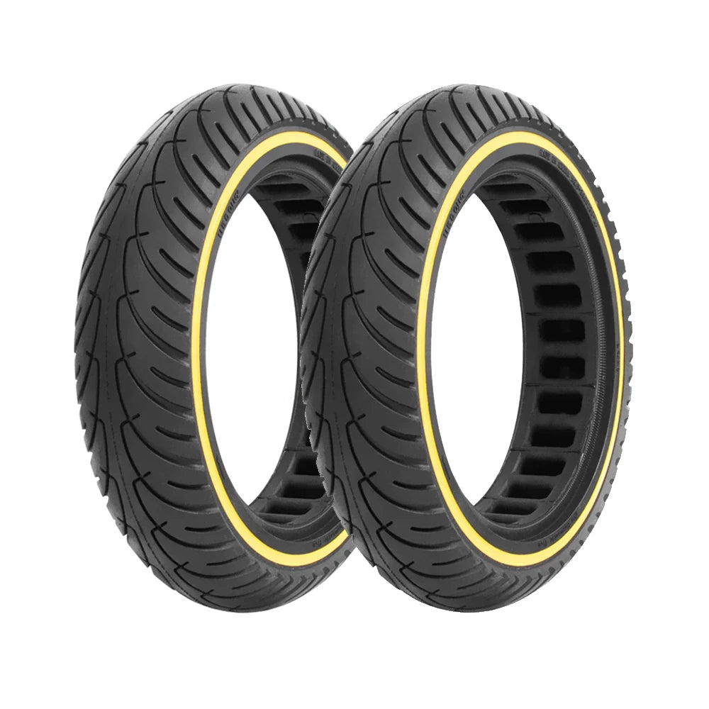 8.5 Inch Honeycomb Solid Tire for Xiaomi M365 - Shockproof 2 pieces yellow