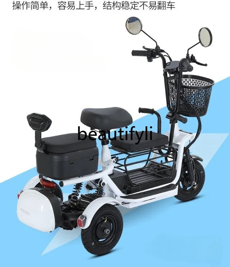 Electric Tricycle Family Carrier &ndash; 48V Lithium Battery