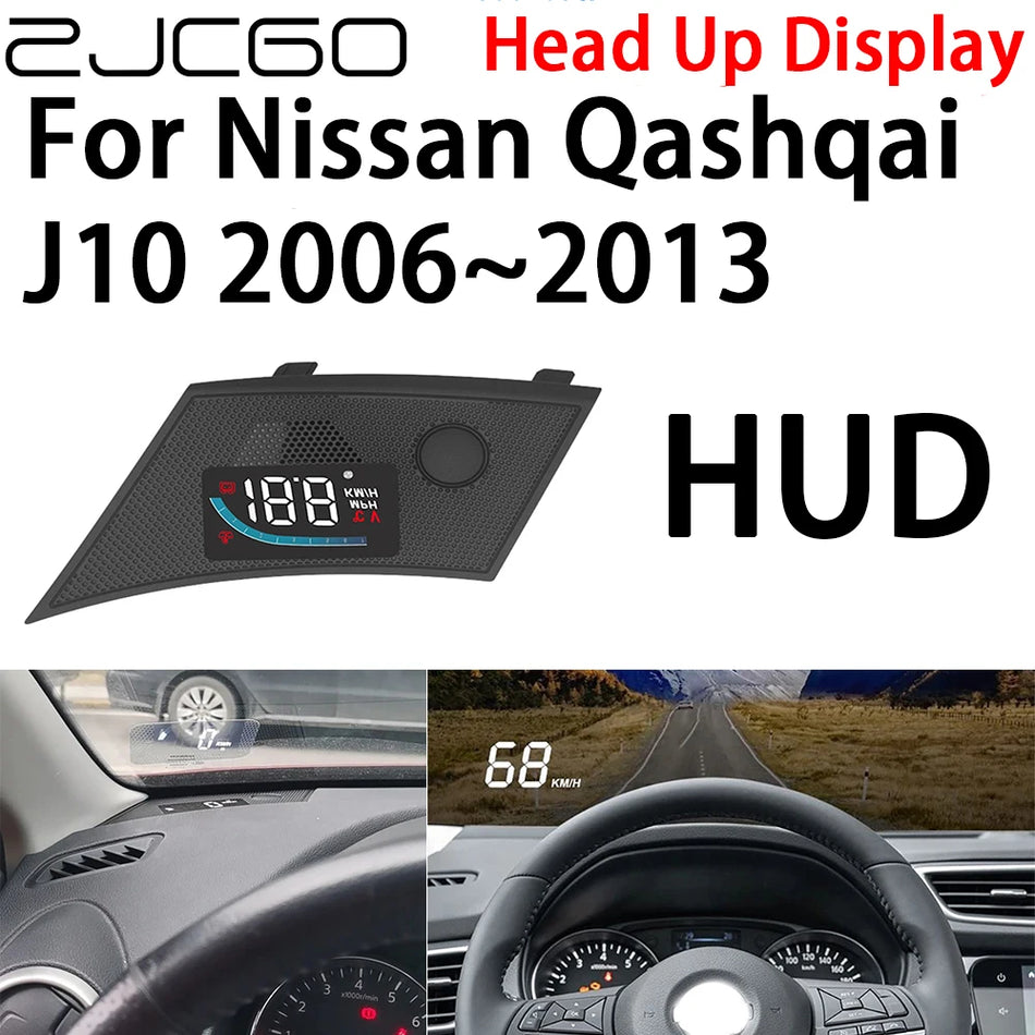 Car HUD Speedometer Projector for Nissan Qashqai J10 2006-2013
