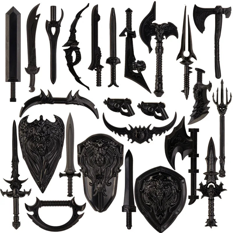 Medieval MOC Weapon Figure Building Blocks - Perfect Gift for Children