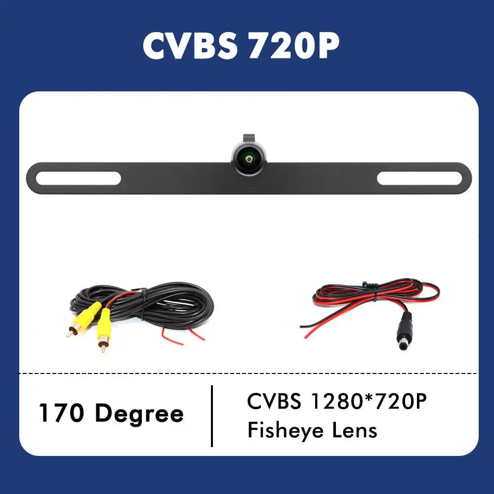 SMARTOUR 4K AHD 1080P CCD Car Rear View Camera License Plate Bracket Dash Camera Frame Bracket Decor Universal Car Accessories by InterCyprus Trading Ltd