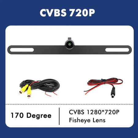 SMARTOUR 4K AHD 1080P CCD Car Rear View Camera License Plate Bracket Dash Camera Frame Bracket Decor Universal Car Accessories by InterCyprus Trading Ltd