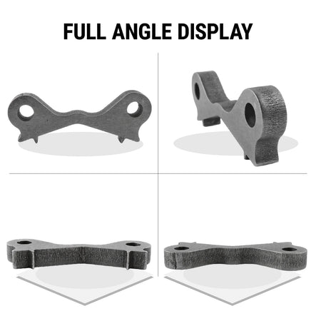 PIKBUK 2PCS Weld-on Drift Twin Brake Calipers Adapter For BMW E46 E36 323i 325i 328i 330i by InterCyprus Trading Ltd