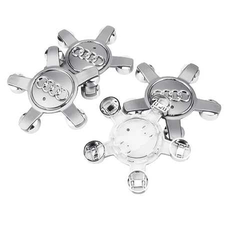4PCS 135mm Audi Wheel Center Hub Caps Badges 8R0601165 4F0601165N for A1 A3 A4 A5 A6 A7 Q3 Q5 Q7 TT B5 B6 B7 8P 8V