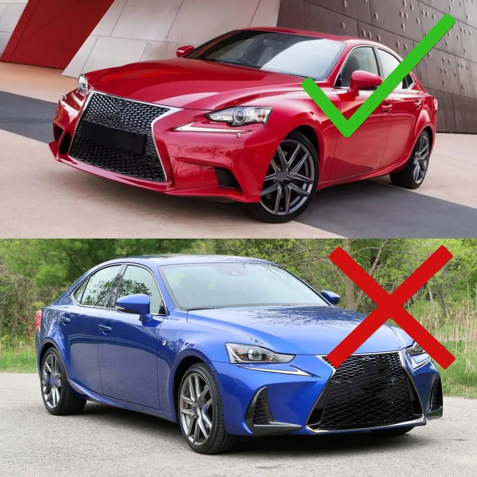 Lexus IS250, IS350, IS200t, ISF 2014-2016 LED Daytime Running Lamps with Sequential Turn Signal, Plastic Headlights