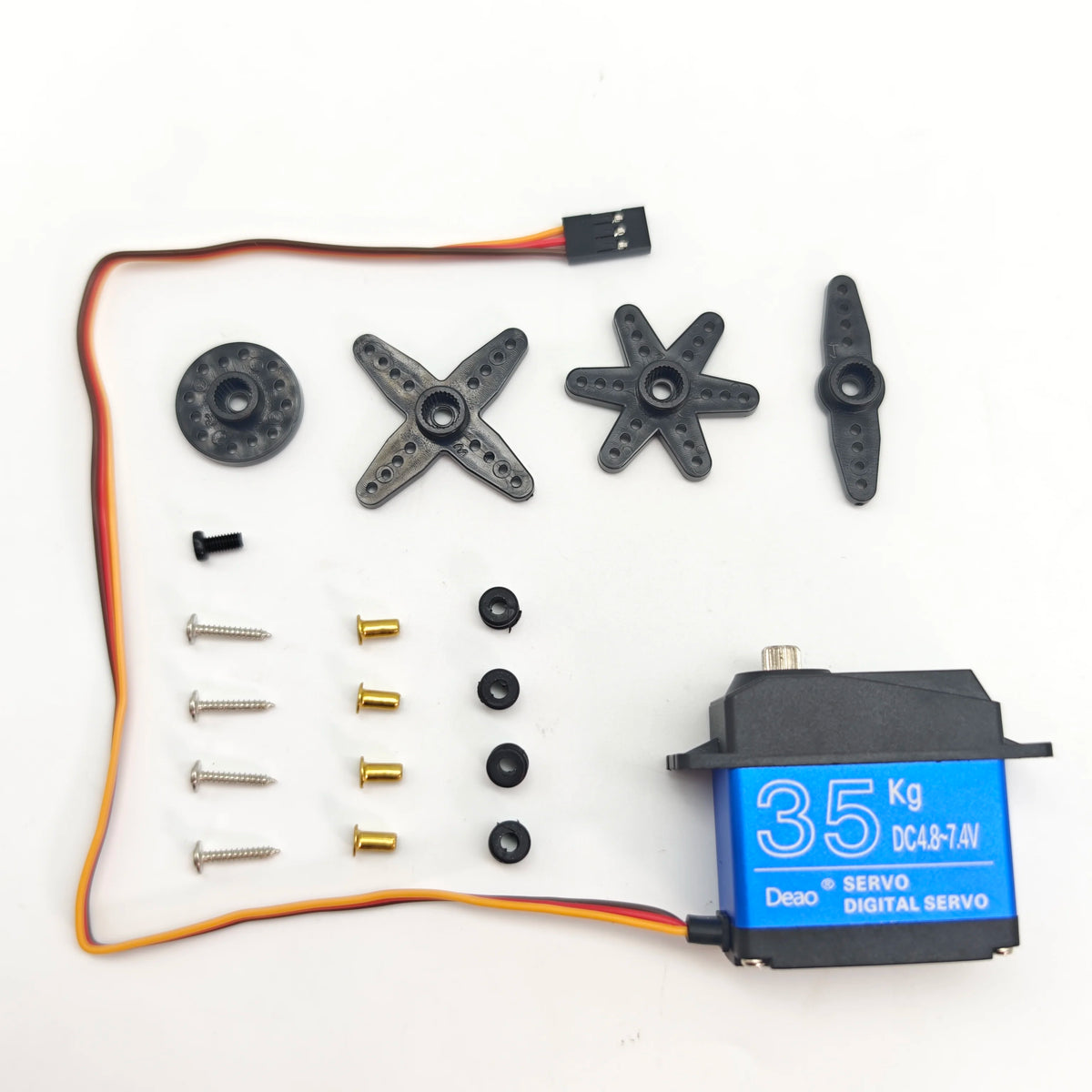 Digital Servo 35KG &ndash; Exceptional Torque Performance 1x35kg 270 Degree