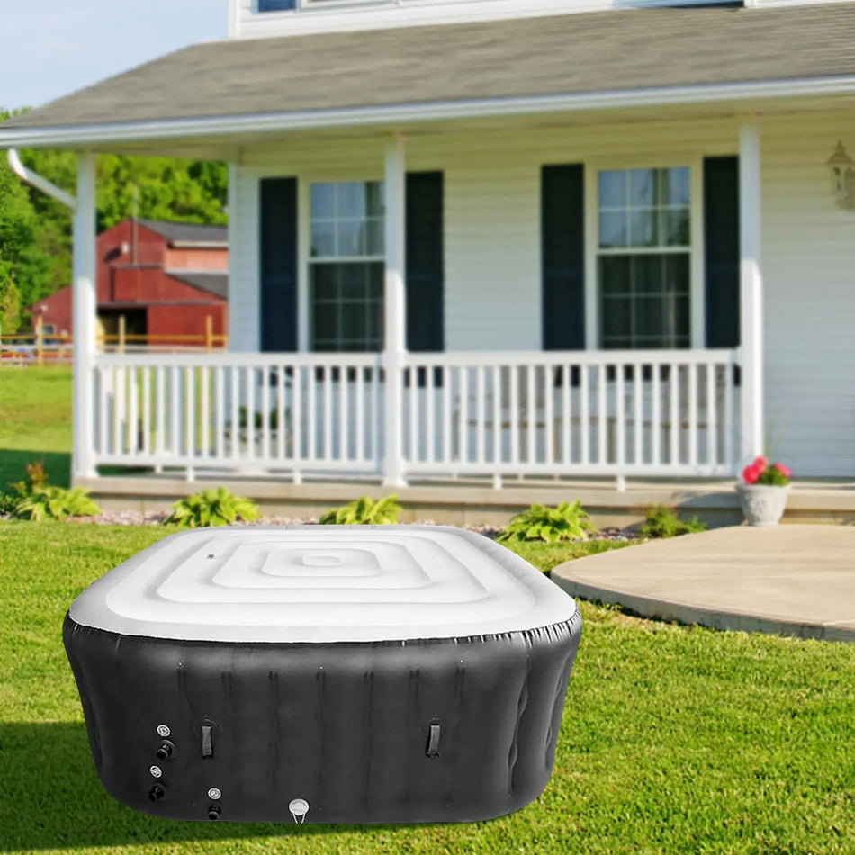 Inflatable Hot Tub Cover &ndash; Energy Saving PVC Protective Lid