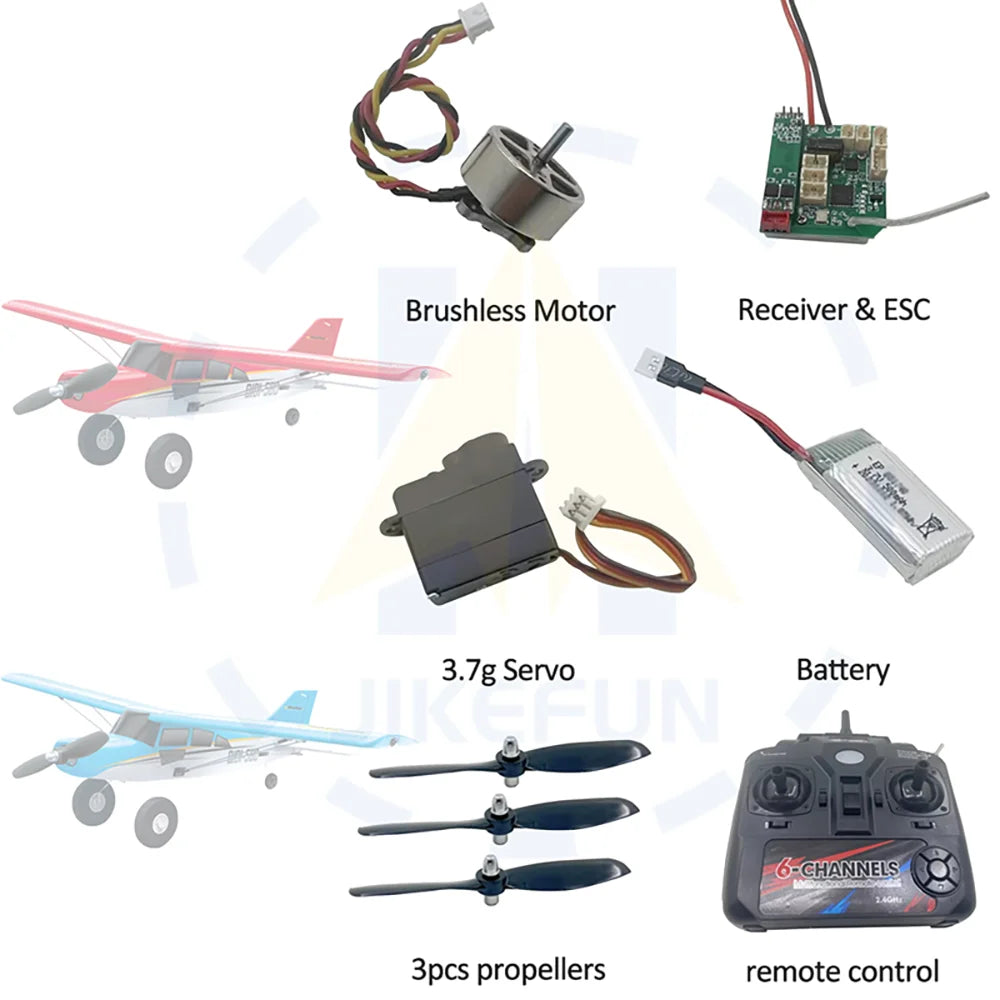 Qidi560 RC Plane Parts Kit - All In One Upgrade With Battery