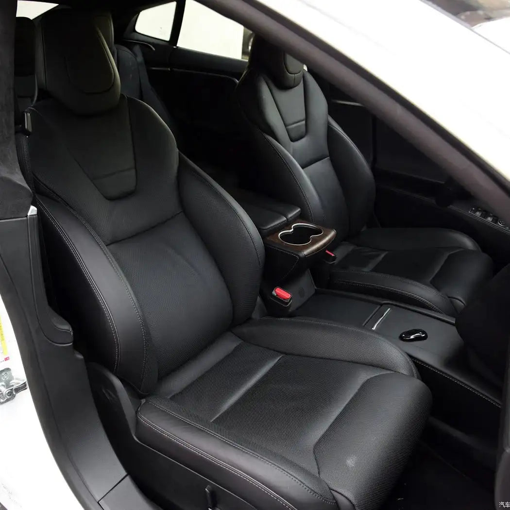 Tesla Model S Five Seat Faux Leather Seat Covers 2017 2021