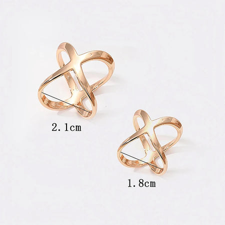 X-Shaped Silk Scarf Buckle Brooch &ndash; Shiny Multifunctional Jewelry Accessory