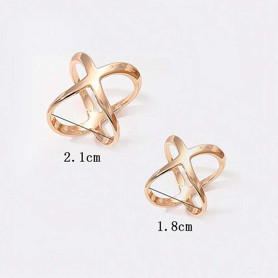 X-Shaped Silk Scarf Buckle Brooch &ndash; Shiny Multifunctional Jewelry Accessory