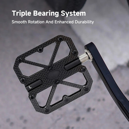 Bike Pedals Carbon Composite Three Bearings &ndash; Ultra-Light