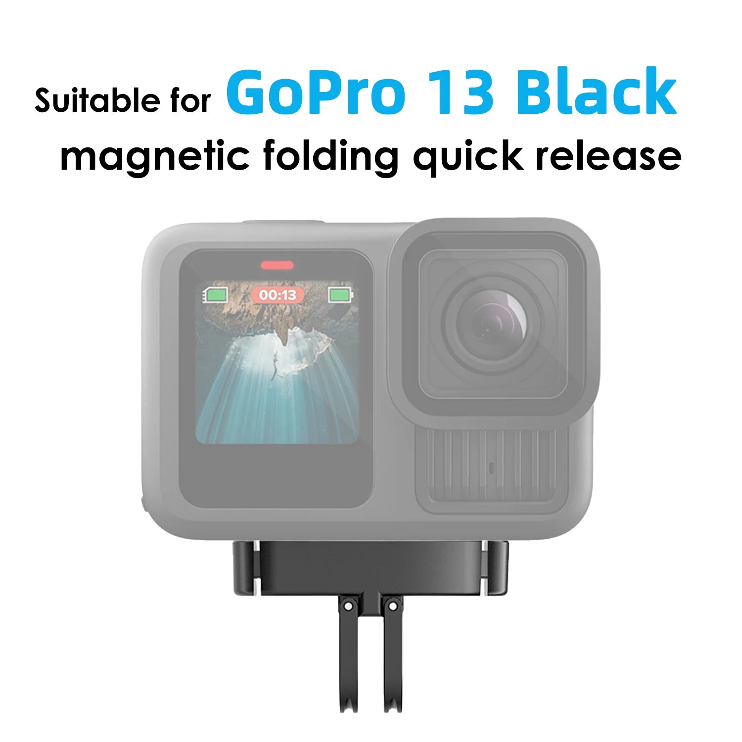 Magnetic Adapter Mount for GoPro Hero 13 | Quick Release Tripod Base