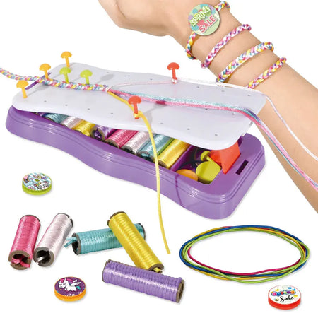 Girls Hand Rope Knitter Set - Sensory Bracelet Making
